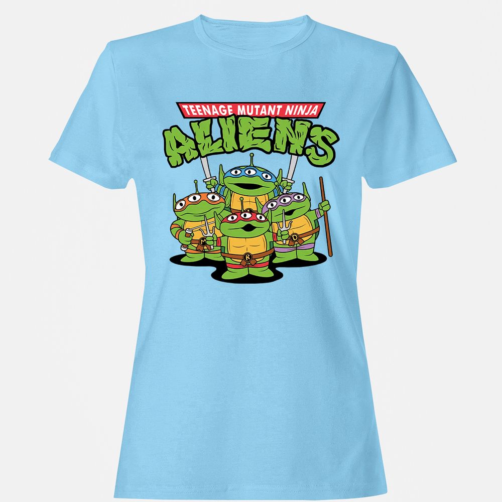 Women's T-Shirt - NX3YX5YQ - Light Blue - 8