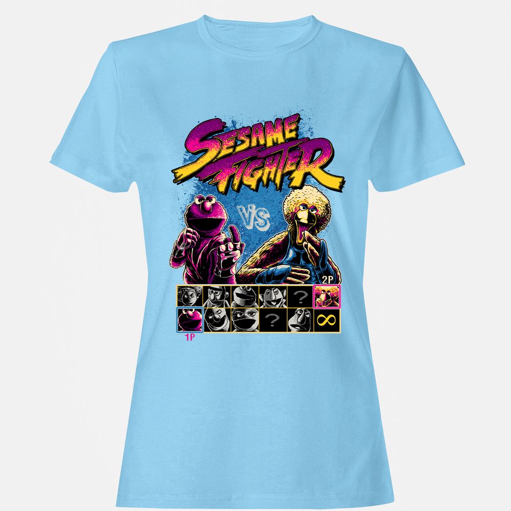 Women's T-Shirt - B4GA6F8C - Light Blue - 8