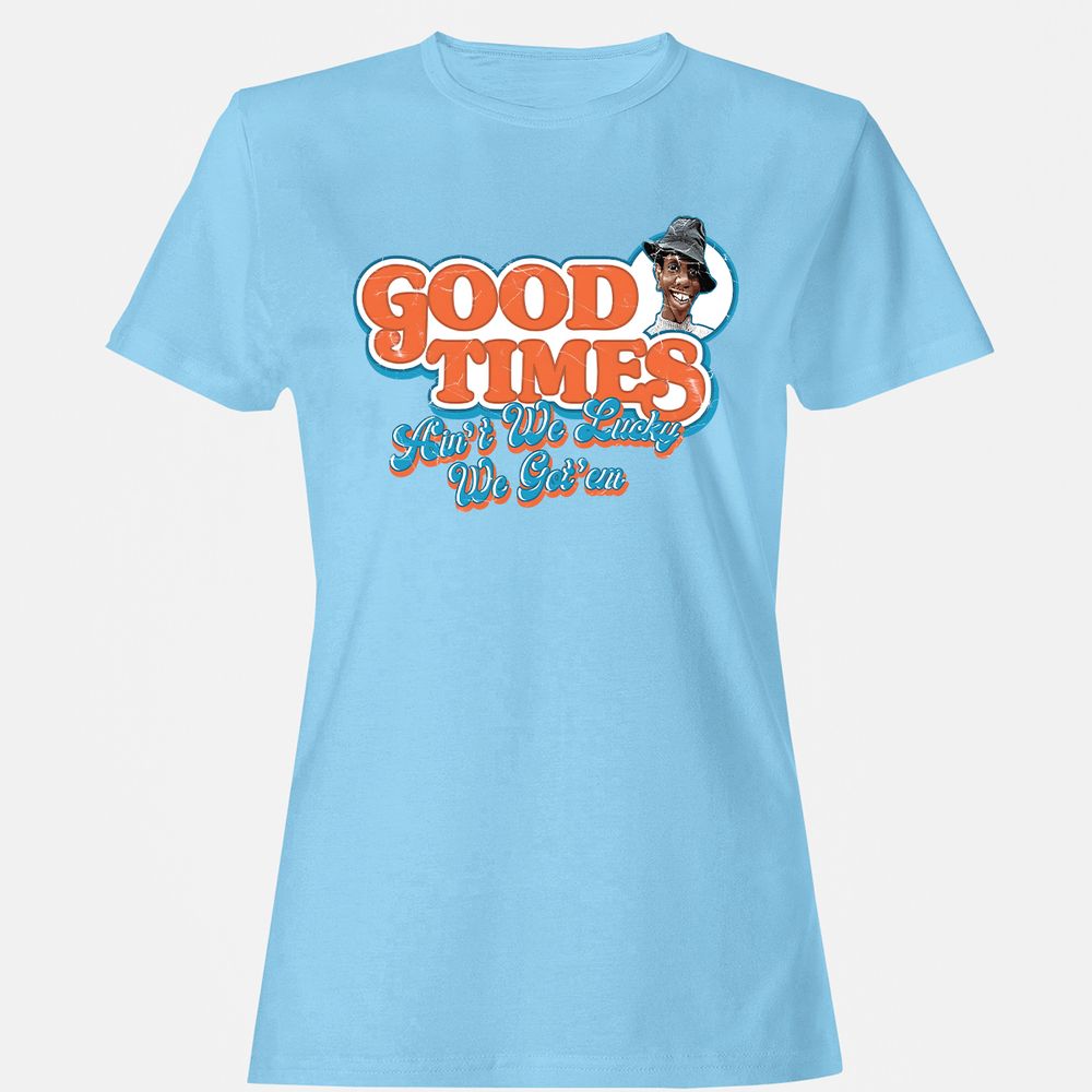 Women's T-Shirt - JK5EG4CK - Light Blue - 8