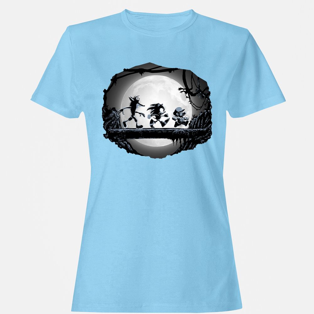 Women's T-Shirt - QE31LUGU - Light Blue - 8