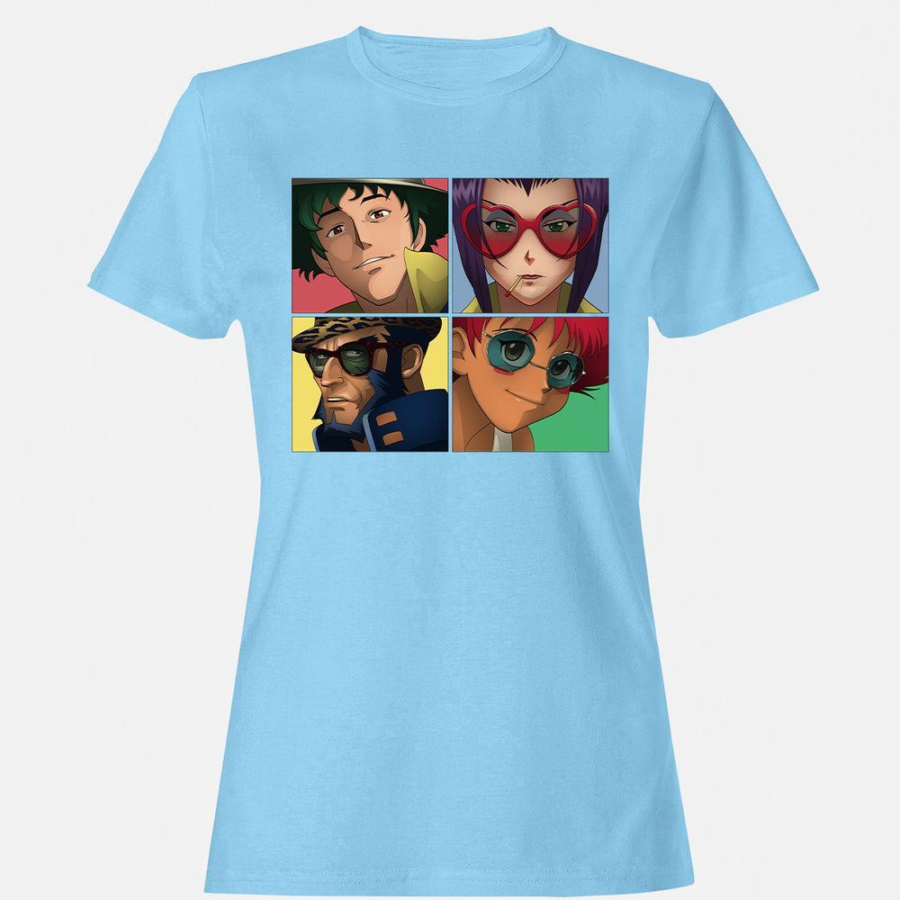 Women's T-Shirt - DZ3HE2DD - Light Blue - 8