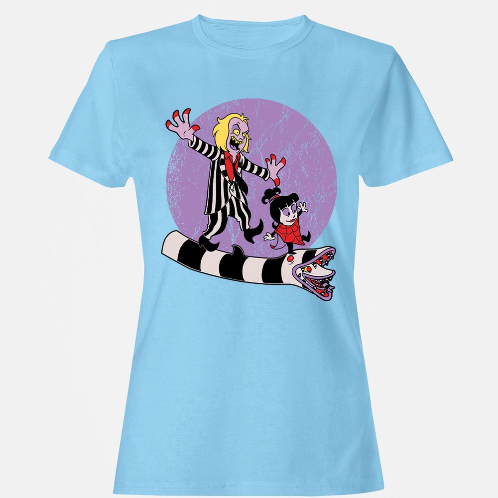 Women's T-Shirt - EHAGCZGR - Light Blue - 8