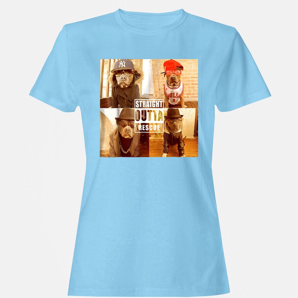 Women's T-Shirt - TDLAYNBM - Light Blue - 8