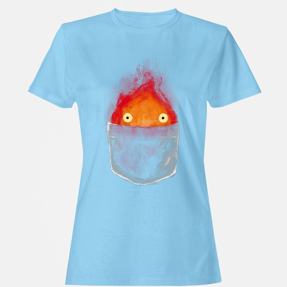 Women's T-Shirt - ZBSWQ9PV - Light Blue - 8