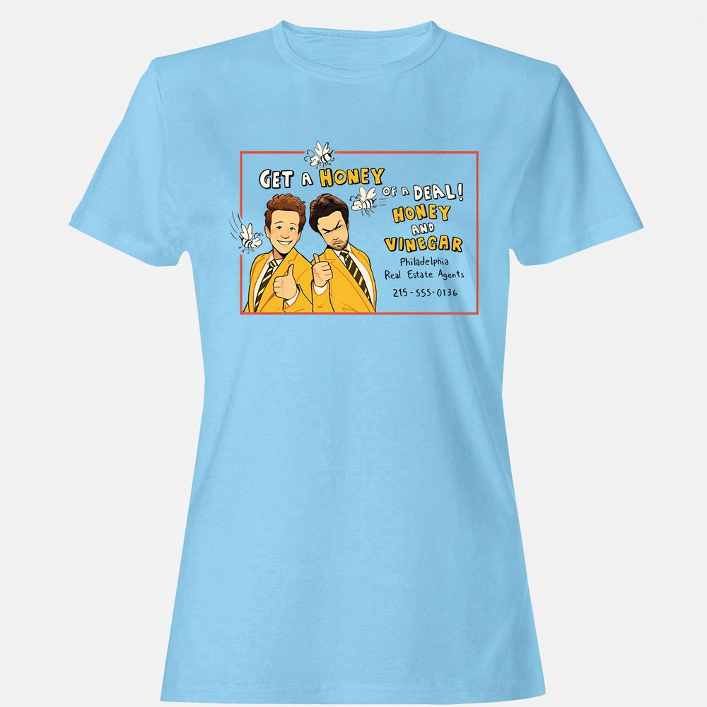 Women's T-Shirt - 28FHVV39 - Light Blue - 8