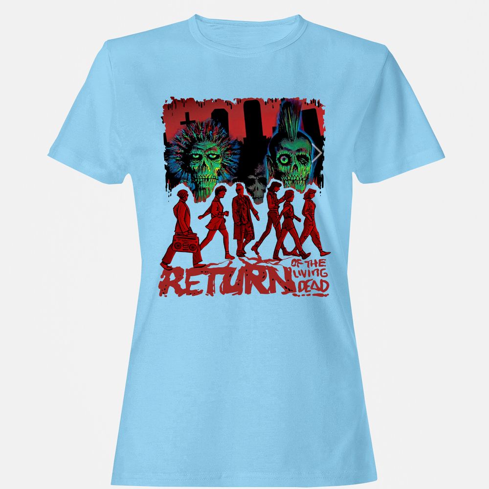 Women's T-Shirt - 4DPEBQVB - Light Blue - 8