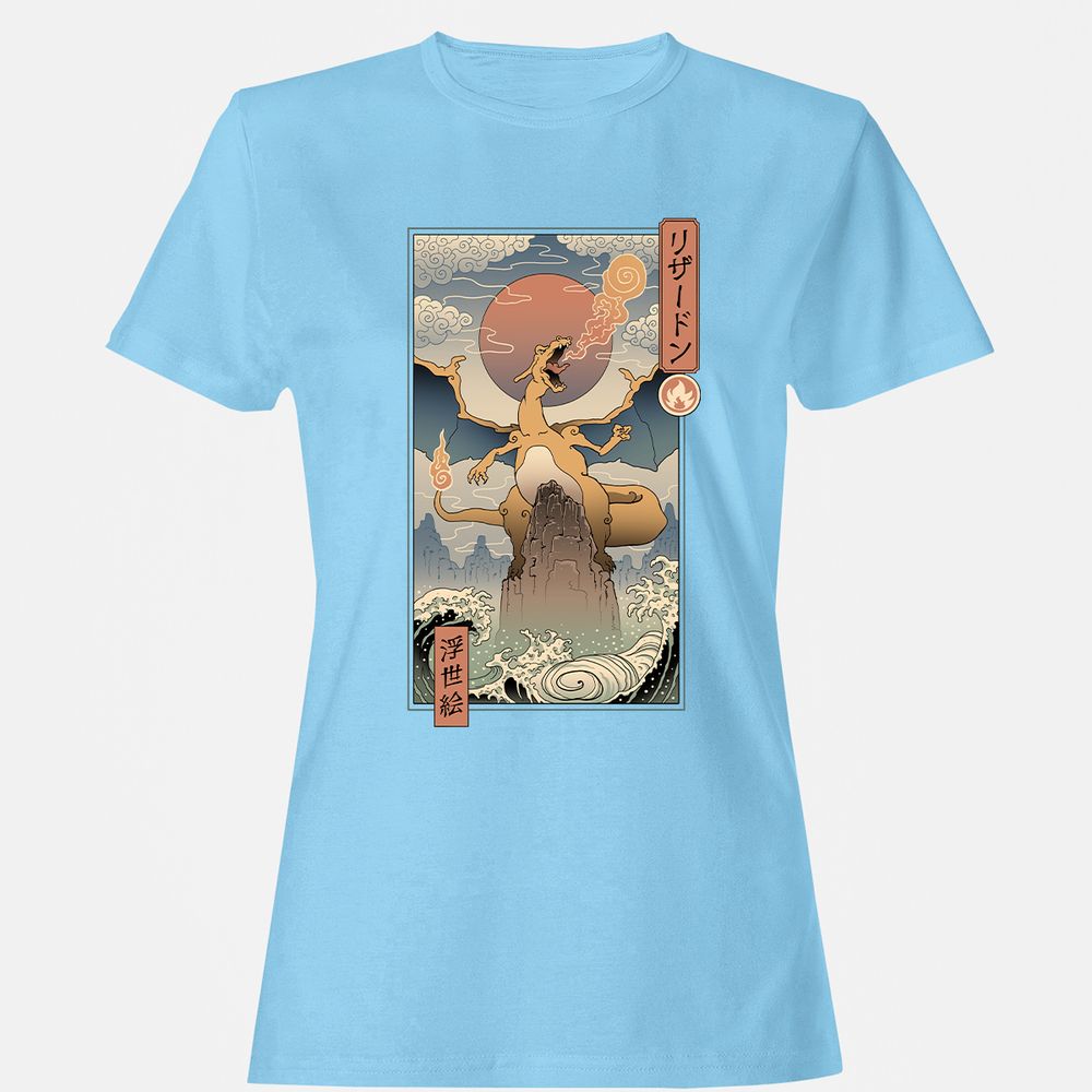 Women's T-Shirt - XNKDT5Y7 - Light Blue - 8