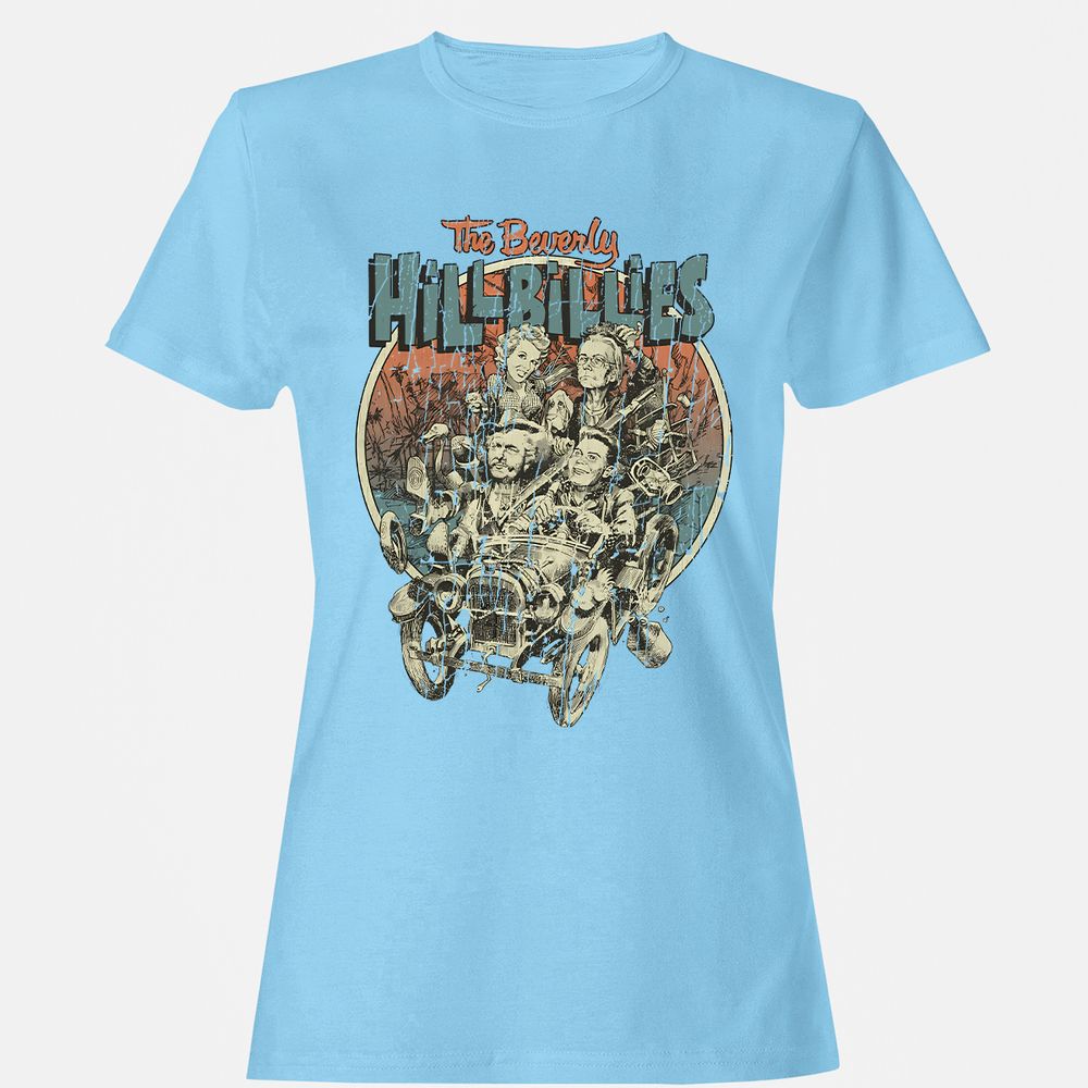 Women's T-Shirt - DHMJ3UYB - Light Blue - 8