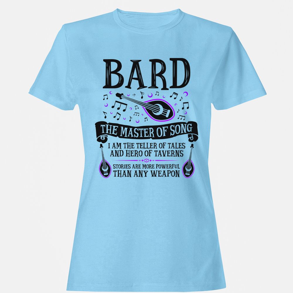 Women's T-Shirt - Q7S7ZXR4 - Light Blue - 8