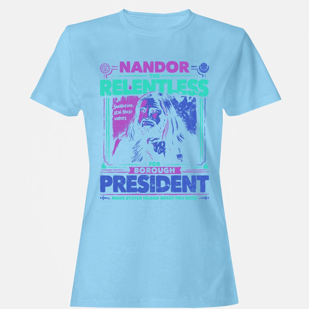 Women's T-Shirt - H9DDWBMX - Light Blue - 8