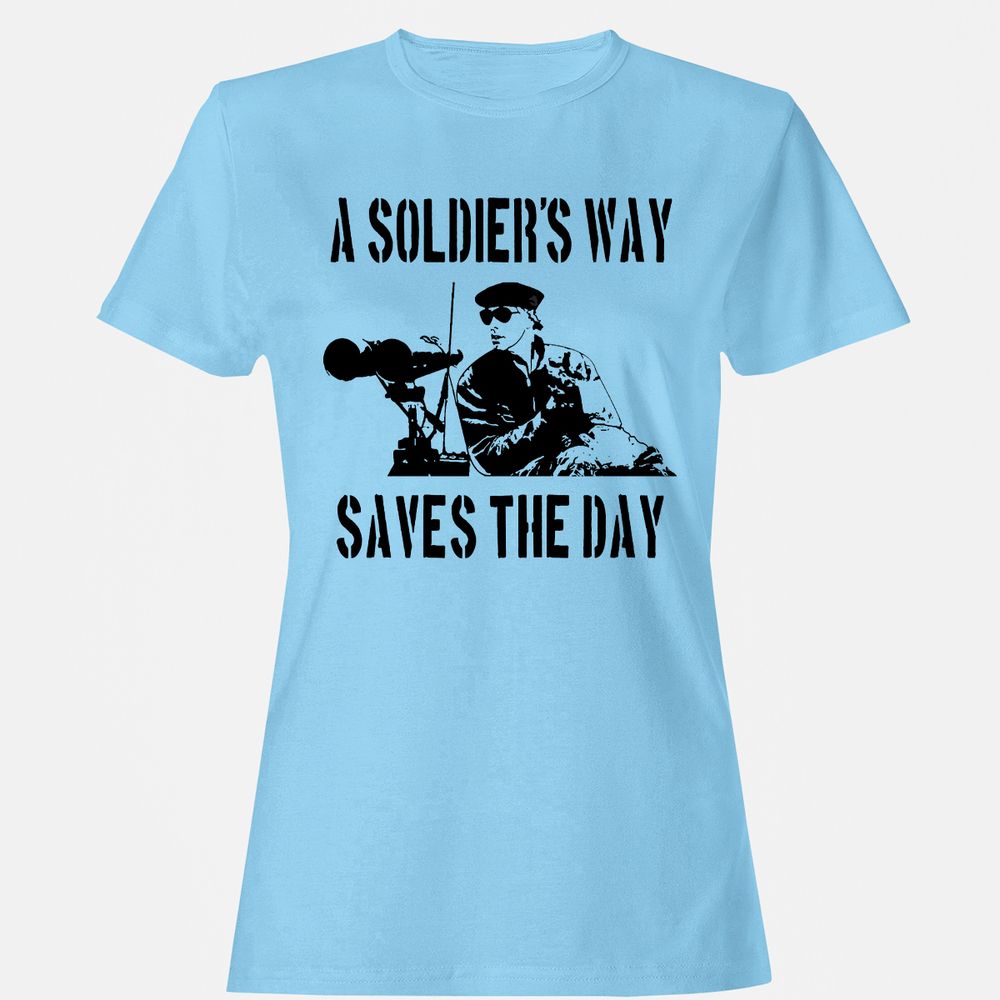 Women's T-Shirt - MGXRVQEC - Light Blue - 8