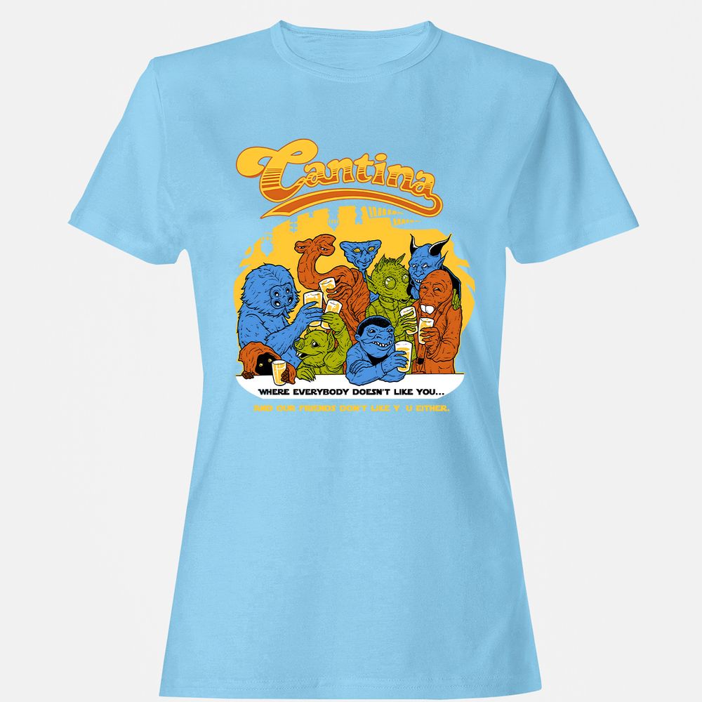 Women's T-Shirt - TXYLXLTY - Light Blue - 8