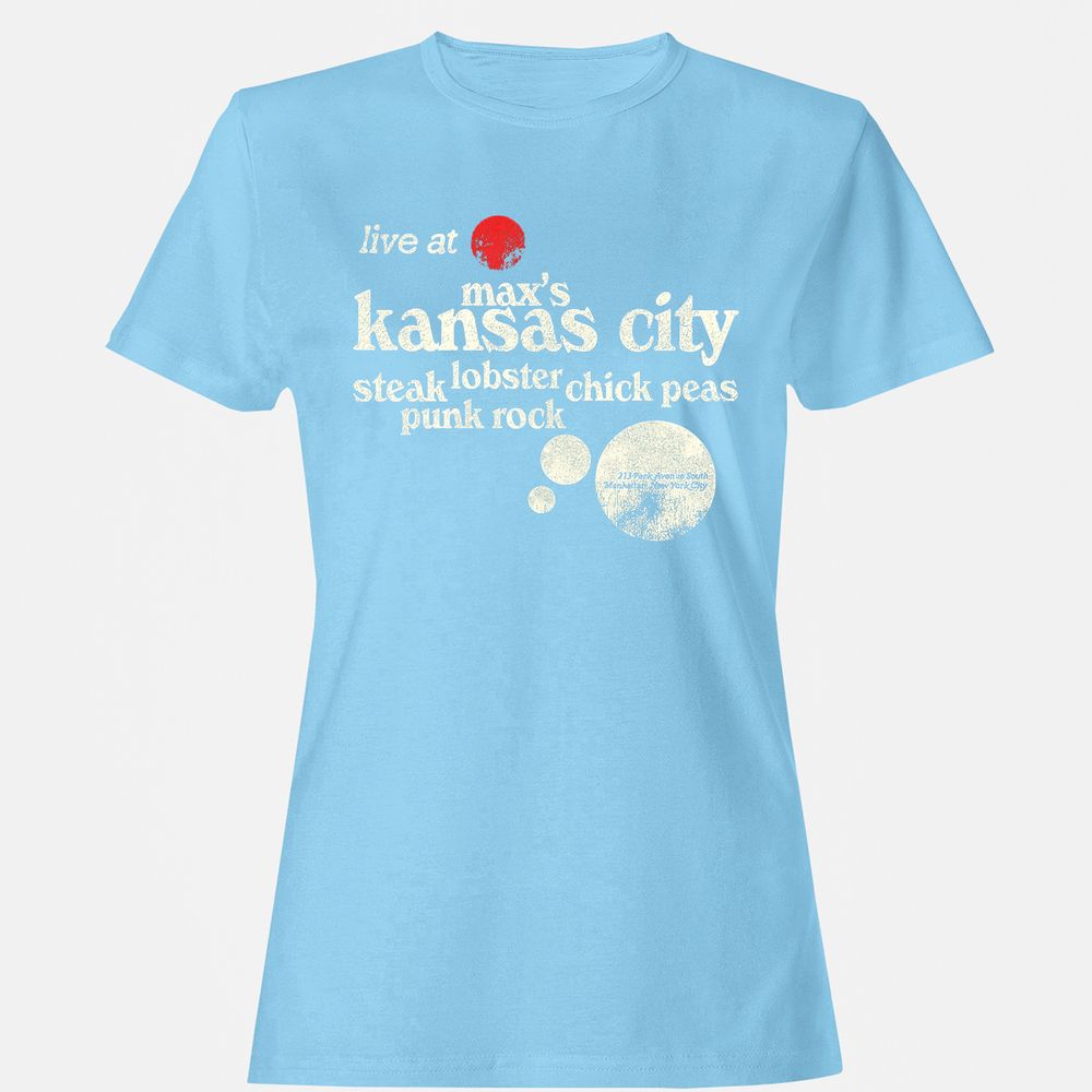 Women's T-Shirt - QFJVFUH9 - Light Blue - 8
