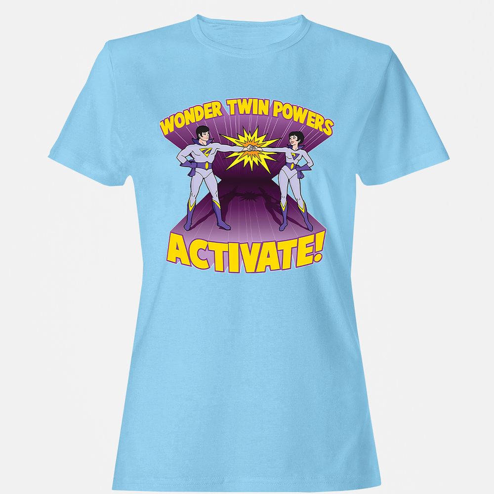 Women's T-Shirt - 6TPF9UF1 - Light Blue - 8