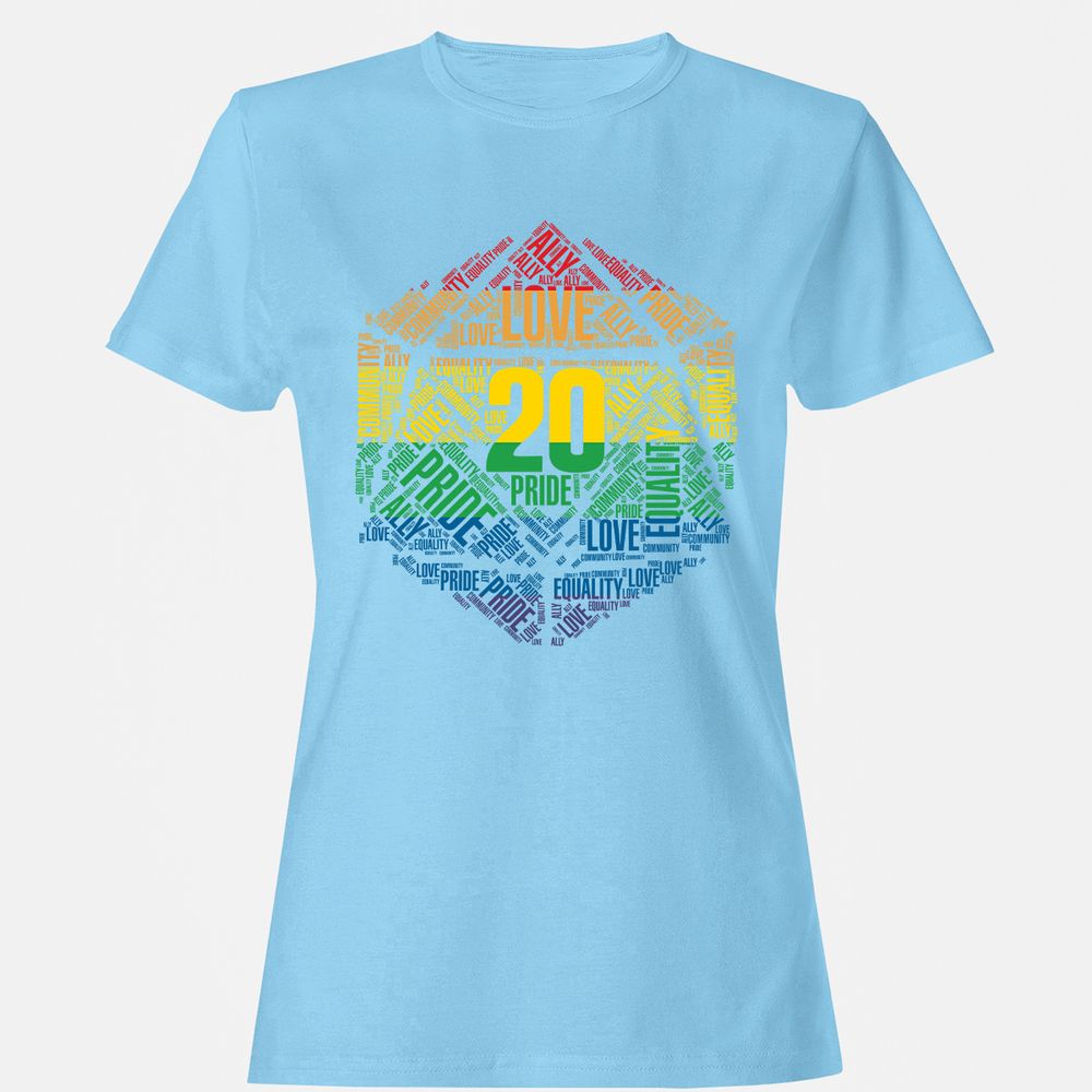 Women's T-Shirt - SJ849KSG - Light Blue - 8