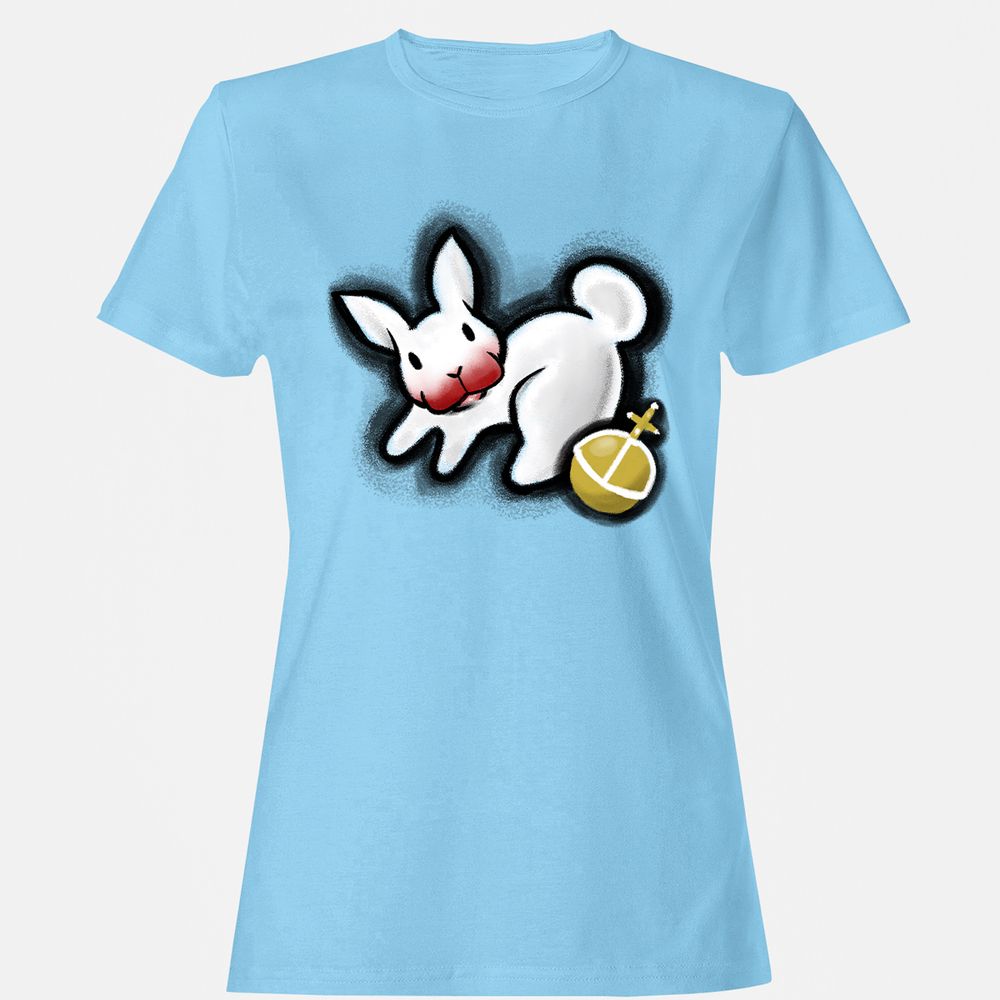 Women's T-Shirt - NVYL9YPN - Light Blue - 8