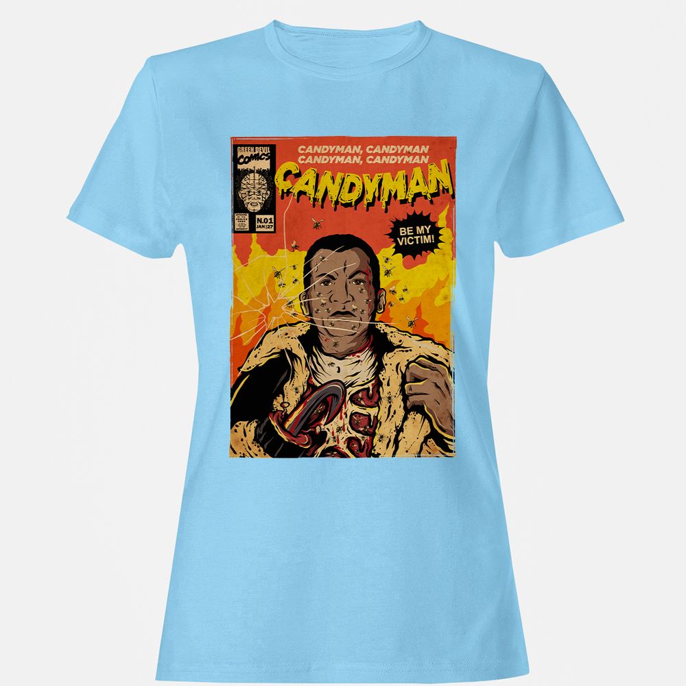 Women's T-Shirt - GZ173XJY - Light Blue - 8