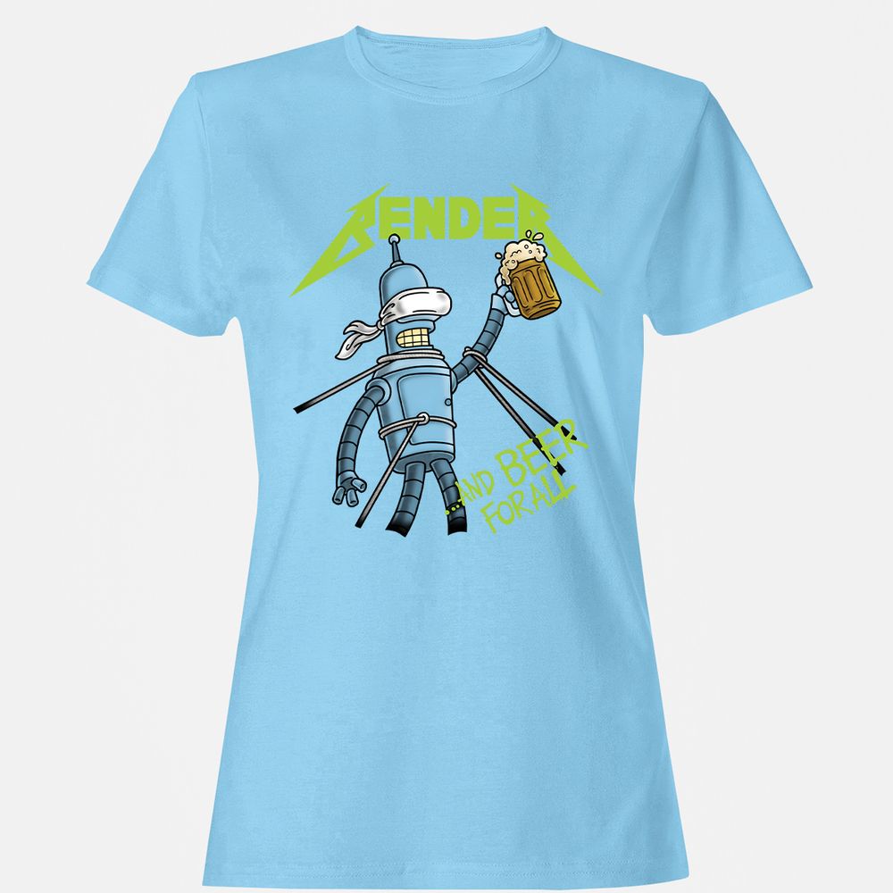 Women's T-Shirt - J2FLY1DN - Light Blue - 8