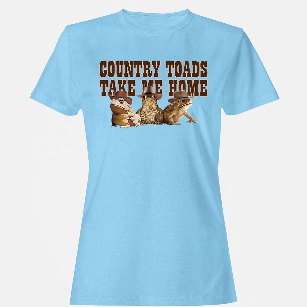 Country Toads Take Me Home - Light Blue - 8