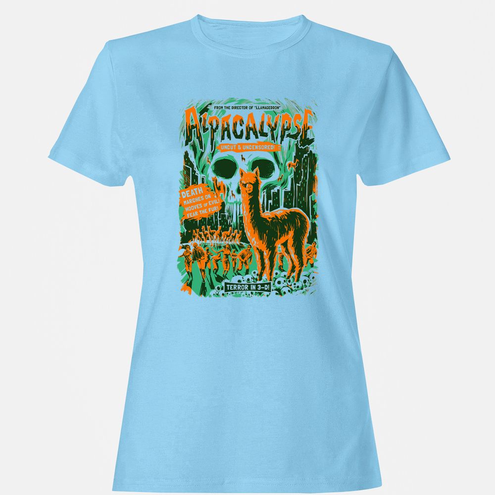 Women's T-Shirt - WE8VYNJ8 - Light Blue - 8