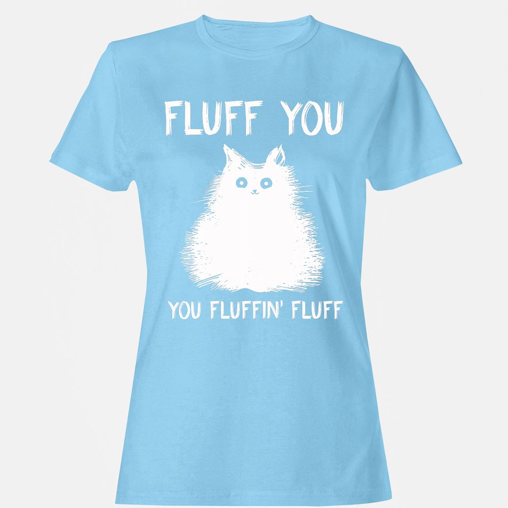 Women's T-Shirt - 9ZJG3N9W - Light Blue - 8