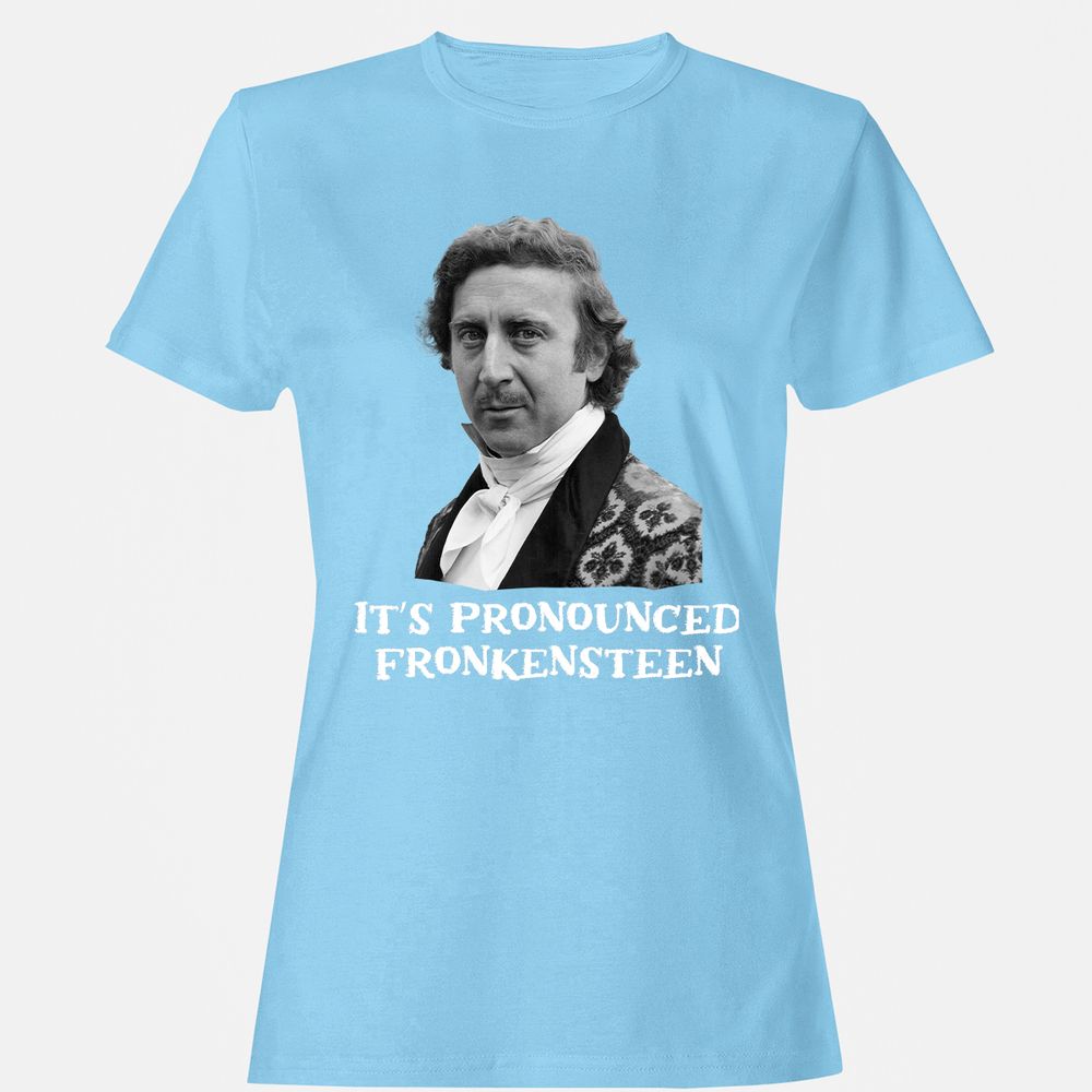 Women's T-Shirt - 7TKUX7S9 - Light Blue - 8