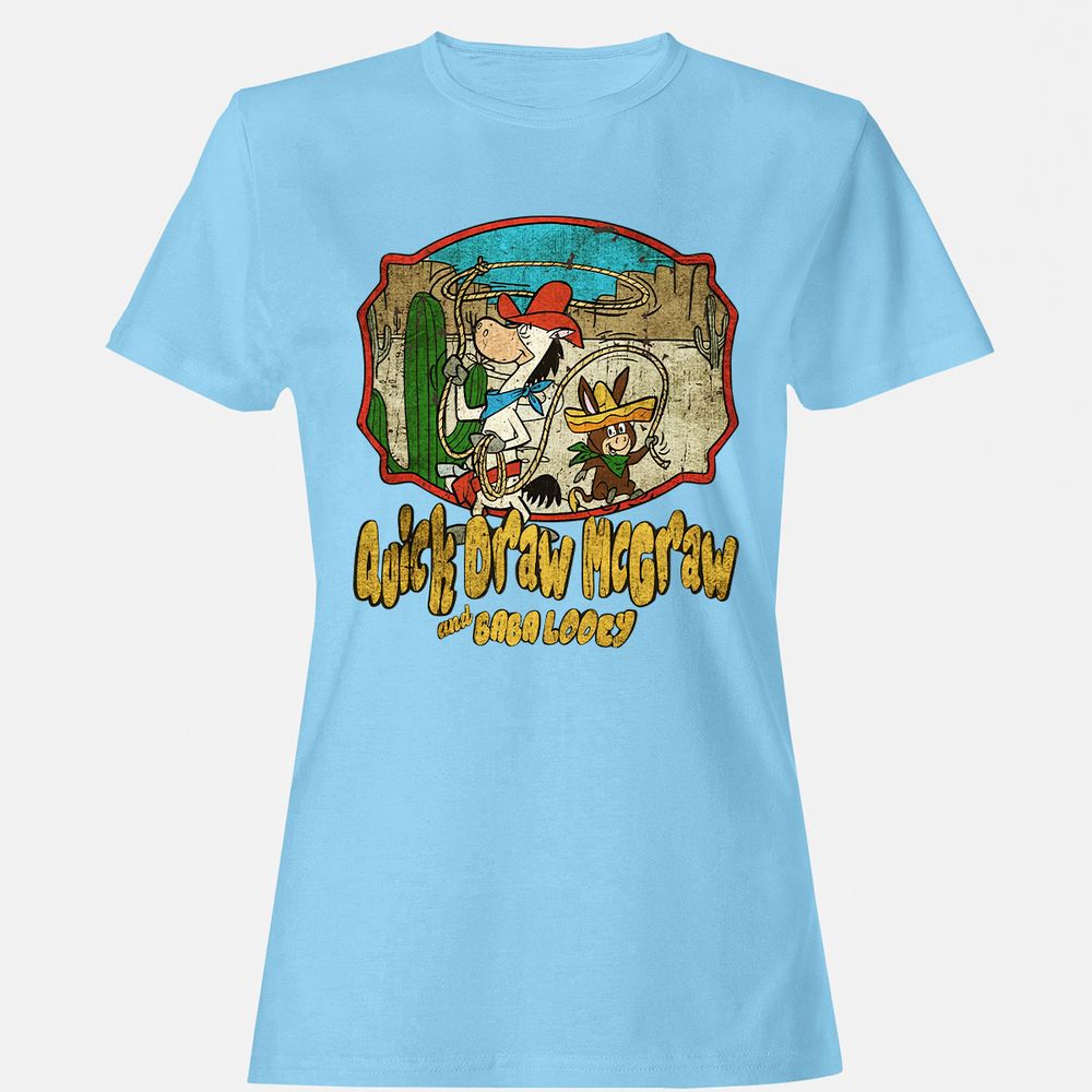 Women's T-Shirt - 97V6STHA - Light Blue - 8