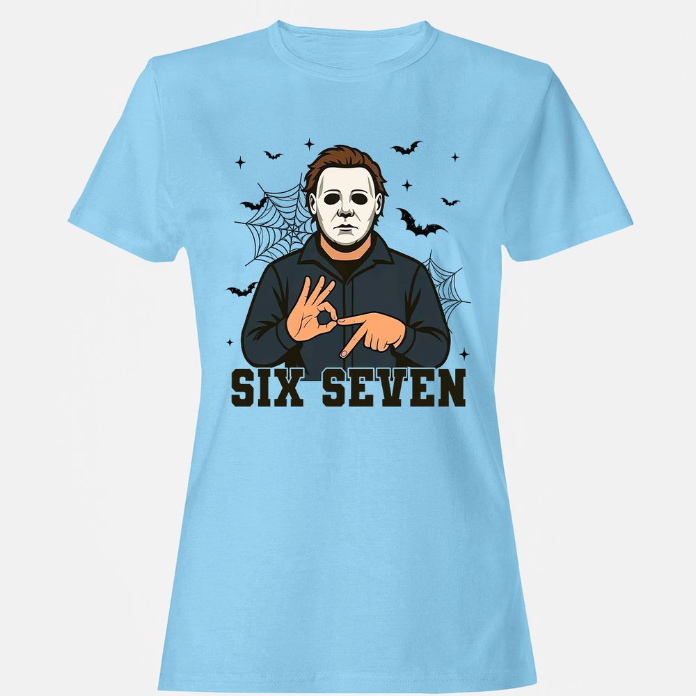 Women's T-Shirt - UCBB7Z5J - Light Blue - 8