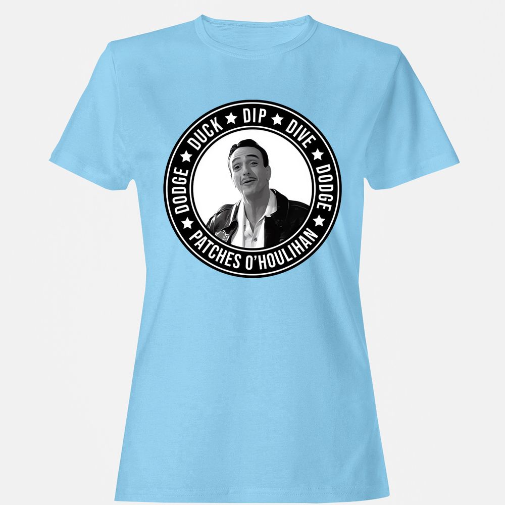 Women's T-Shirt - BE93QFGE - Light Blue - 8