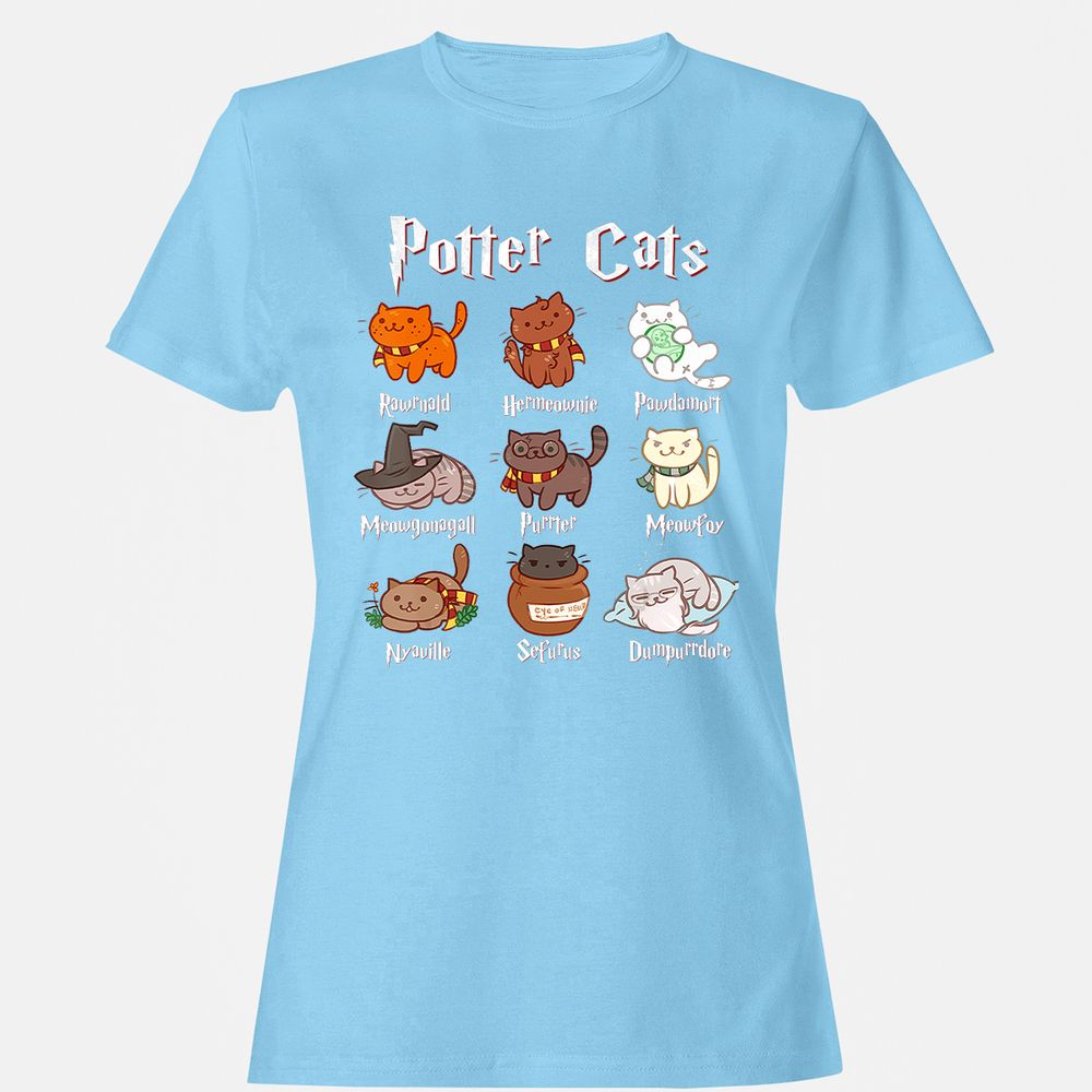 Women's T-Shirt - WLX2FJQ2 - Light Blue - 8