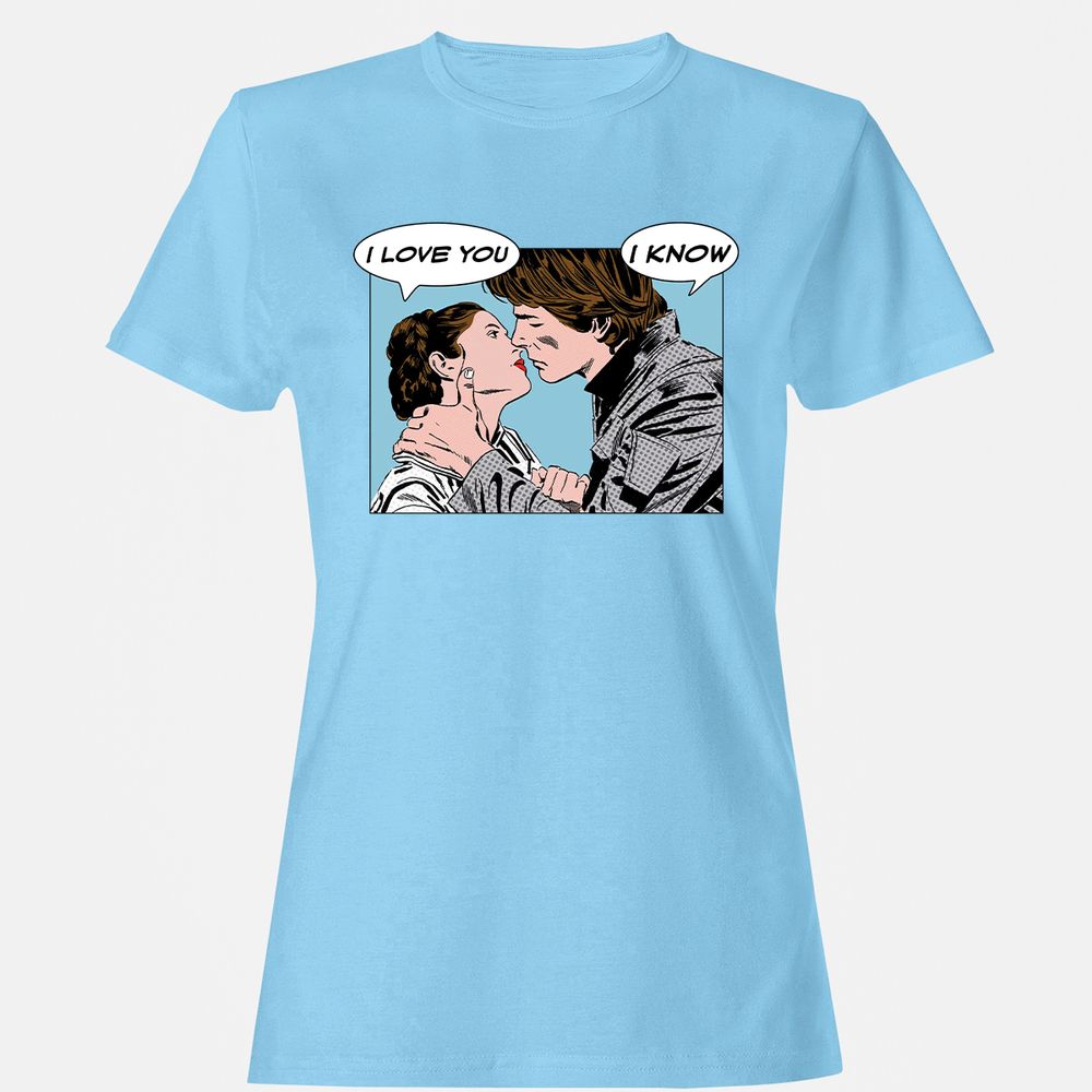 Women's T-Shirt - T3ELHWRB - Light Blue - 8