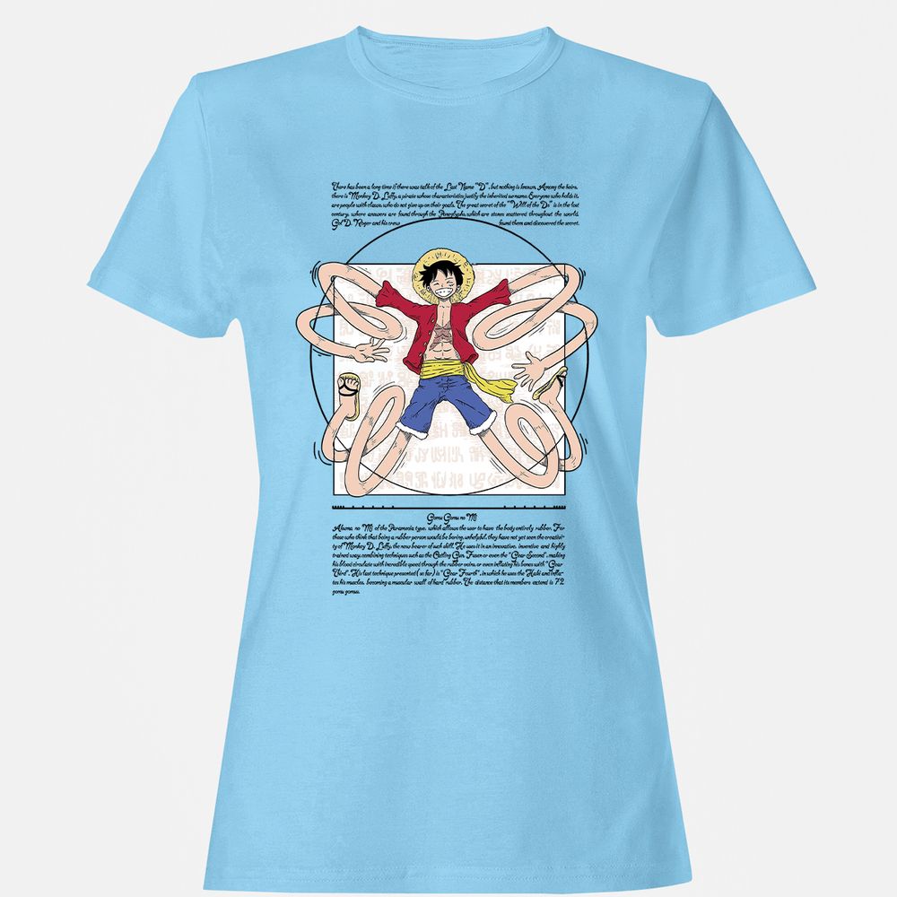 Women's T-Shirt - 2JEX8GL6 - Light Blue - 8