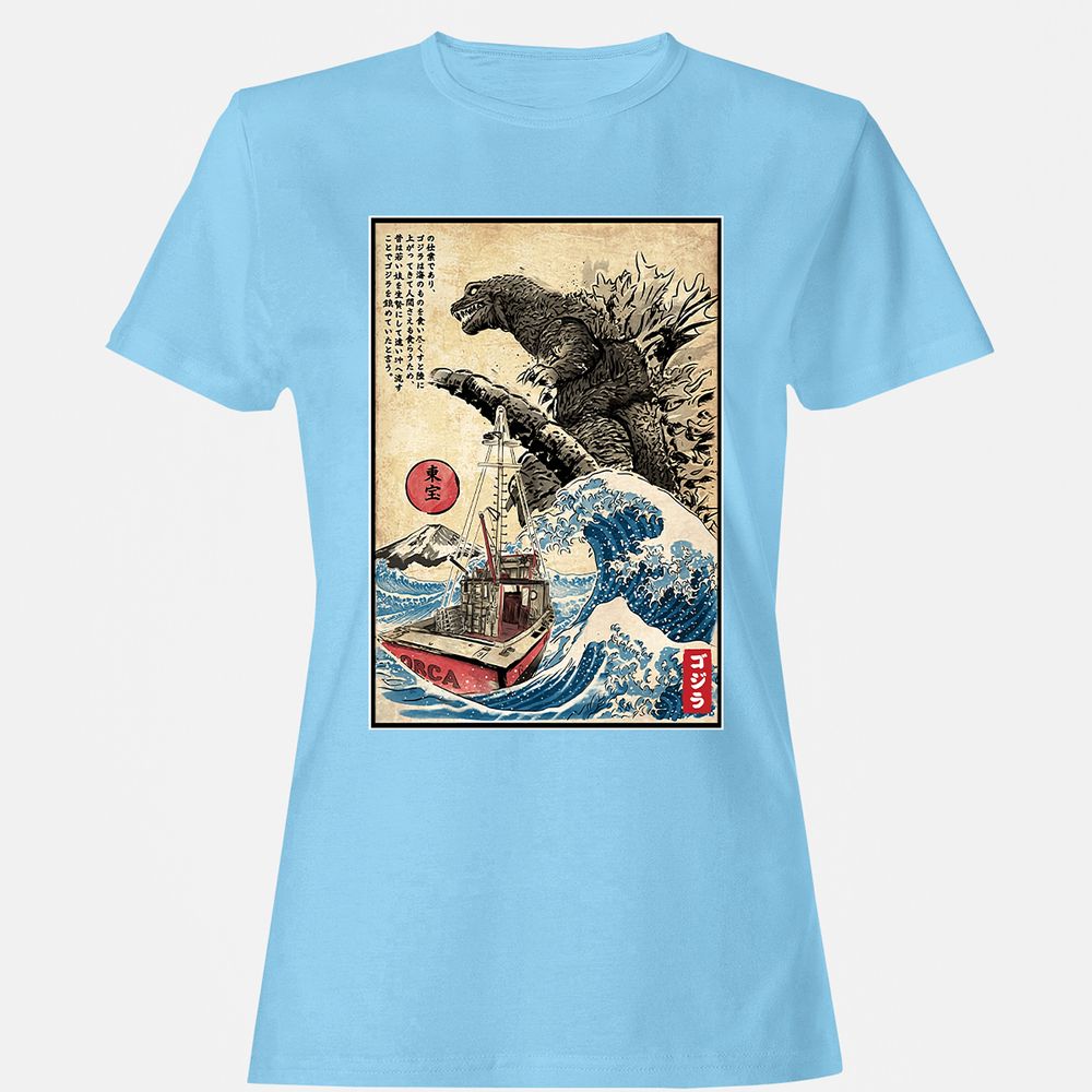 Women's T-Shirt - MZWRDXGC - Light Blue - 8
