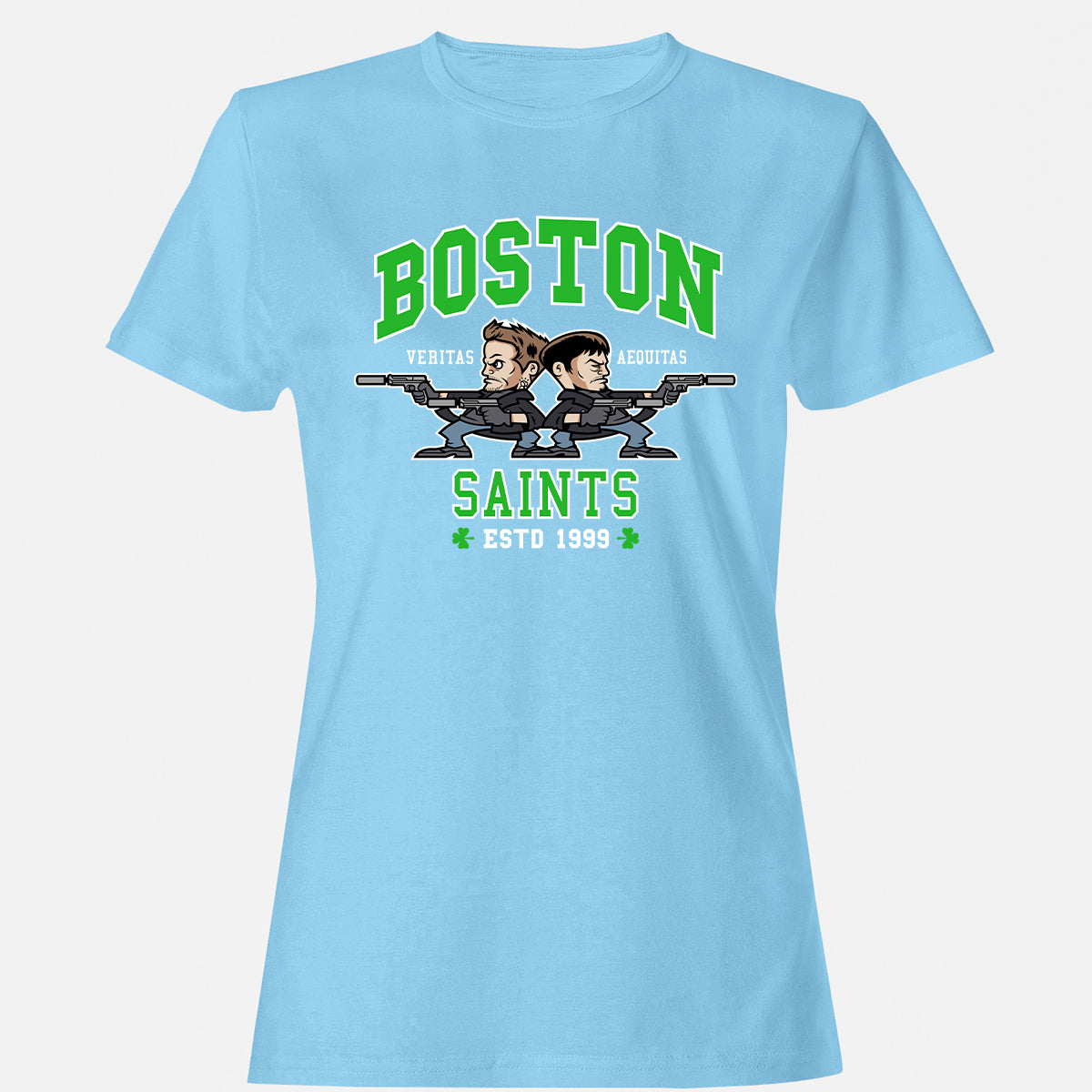 Women's T-Shirt - SE1YGK57 - Light Blue - 8