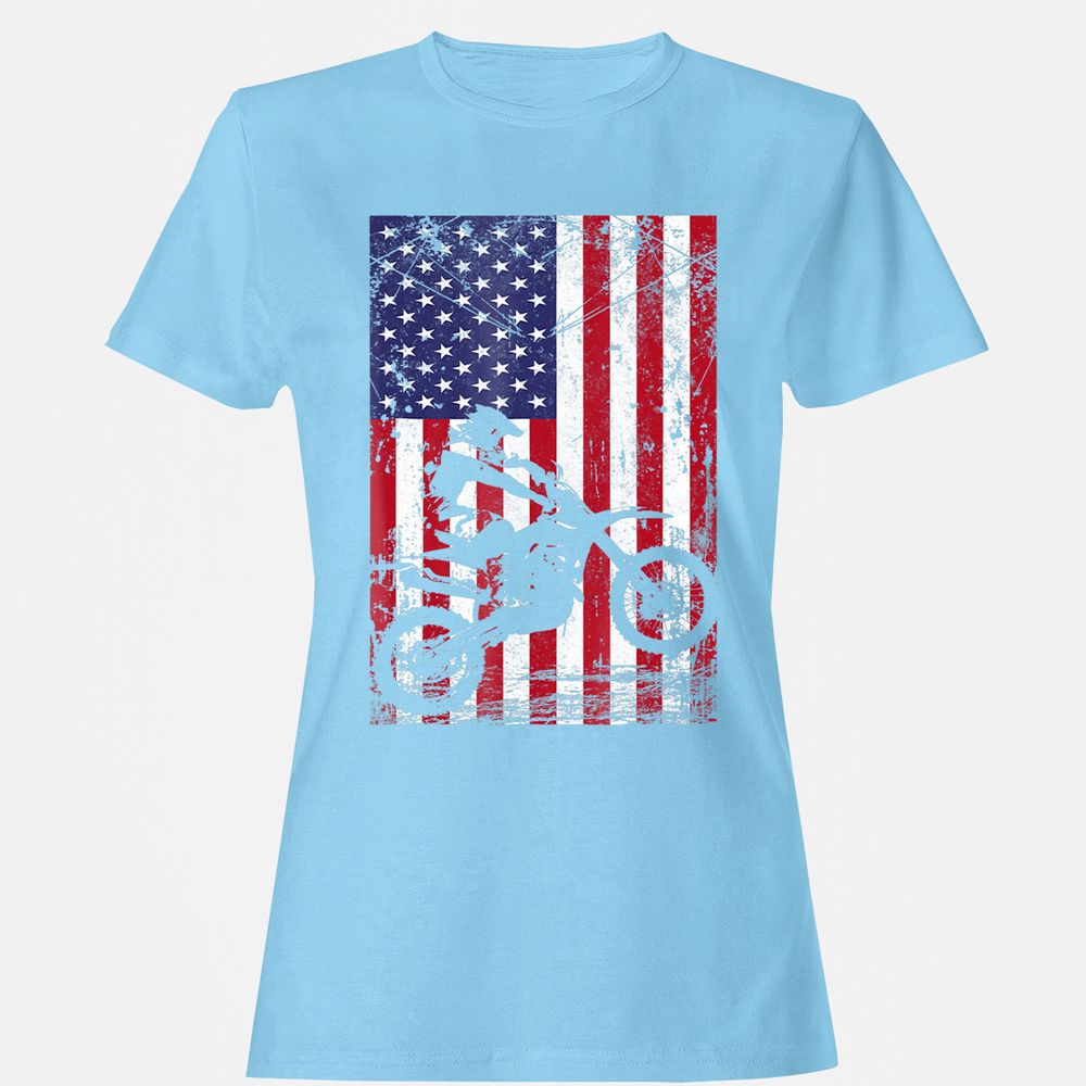 Women's T-Shirt - 5YTWTQGQ - Light Blue - 8