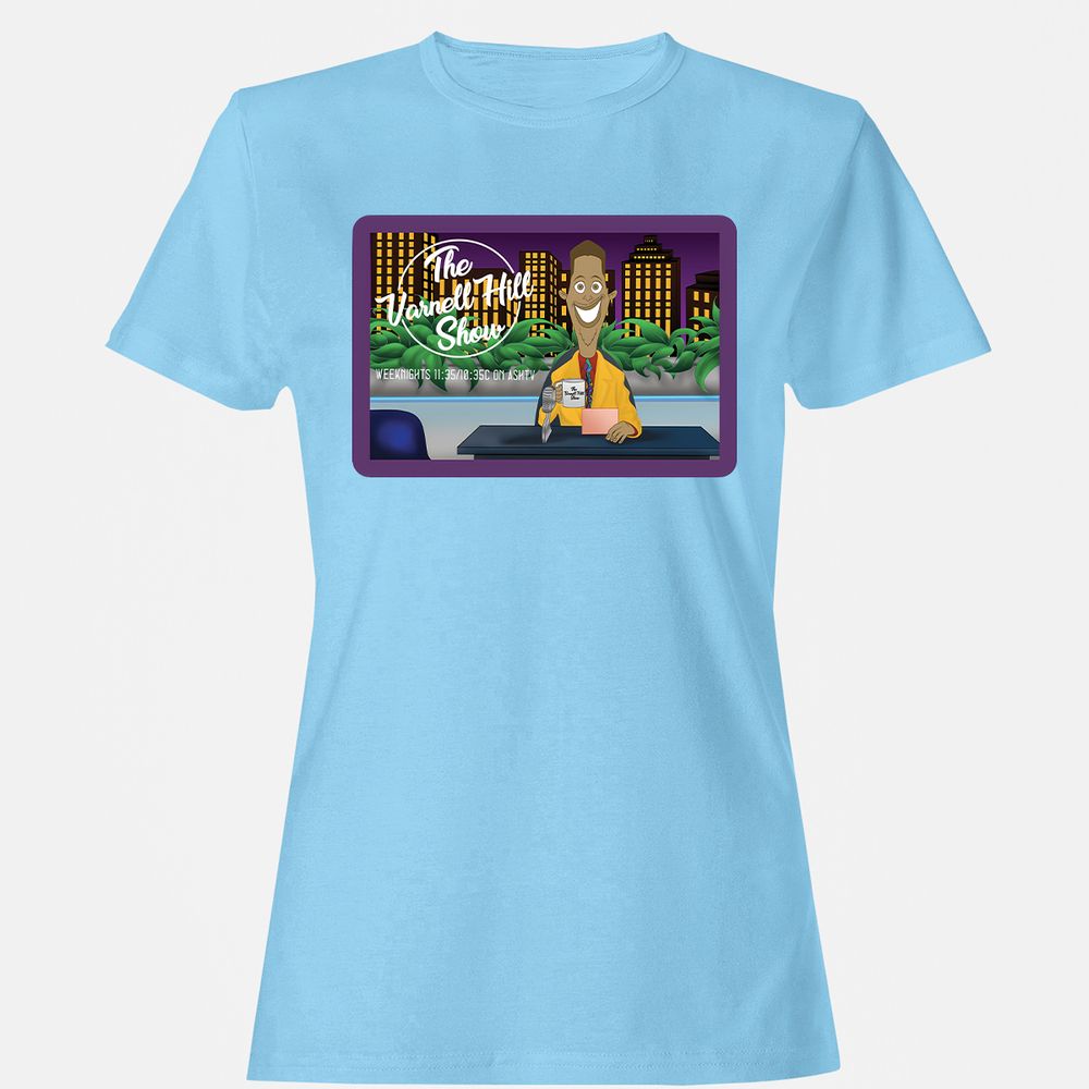 Women's T-Shirt - L6RHYBHS - Light Blue - 8