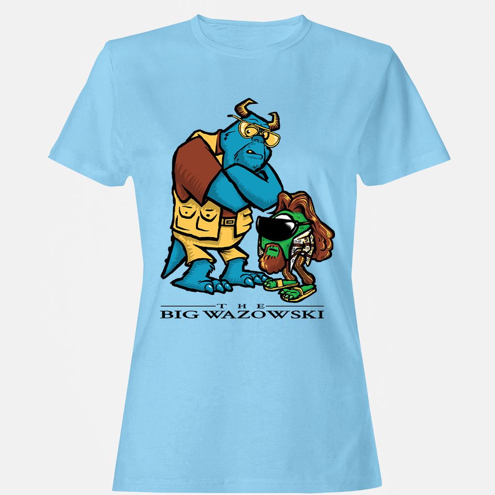Women's T-Shirt - 573XLUGZ - Light Blue - 8