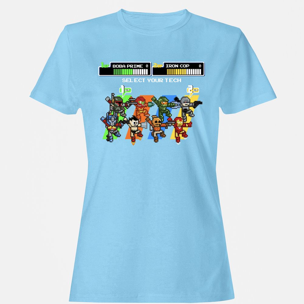 Women's T-Shirt - 72DLDH1L - Light Blue - 8