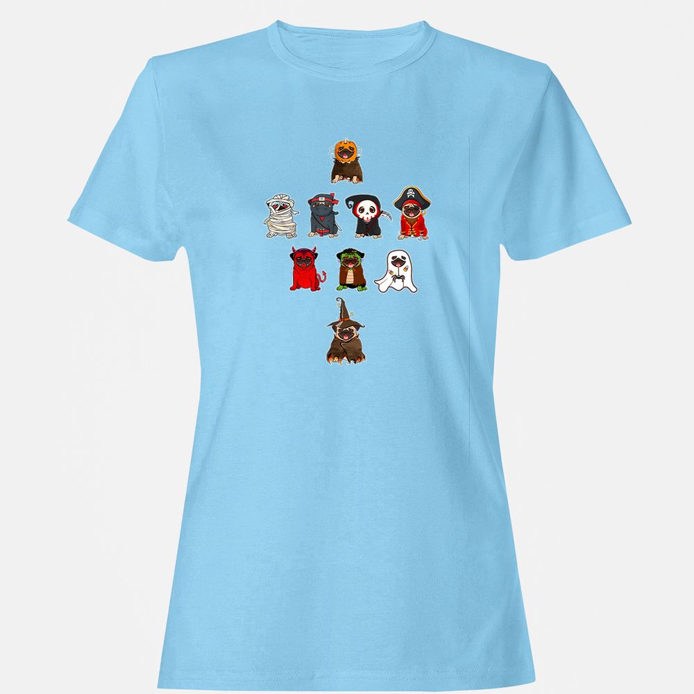 Women's T-Shirt - 3U7L3N3M - Light Blue - 8