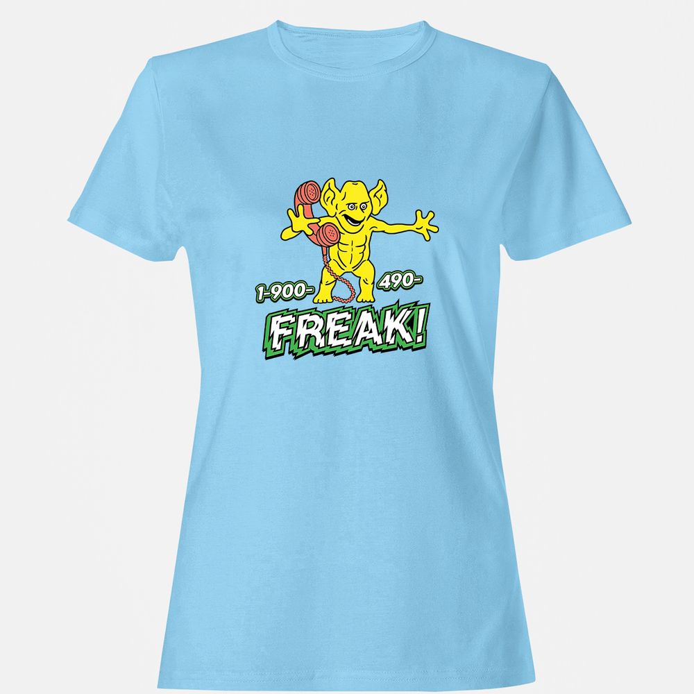 Women's T-Shirt - E929FZQN - Light Blue - 8