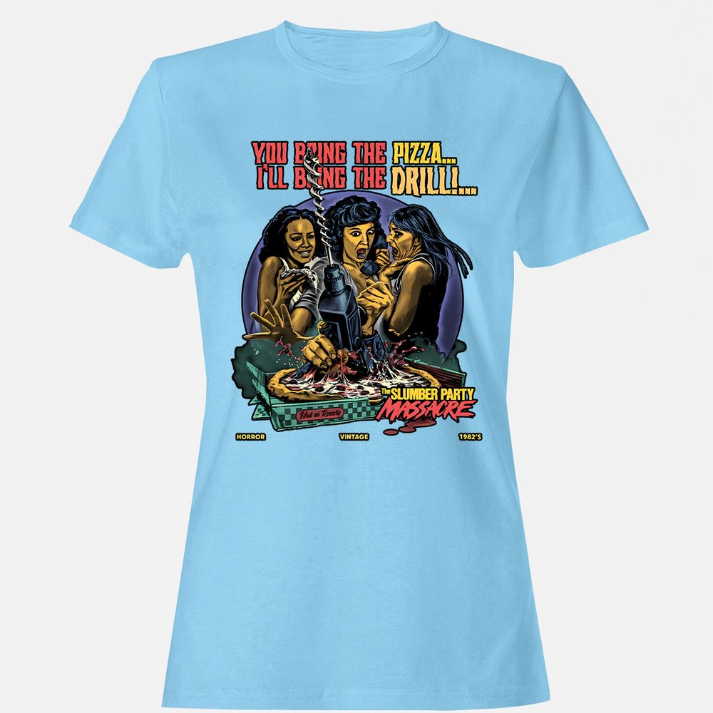 Women's T-Shirt - S9GWRXZB - Light Blue - 8