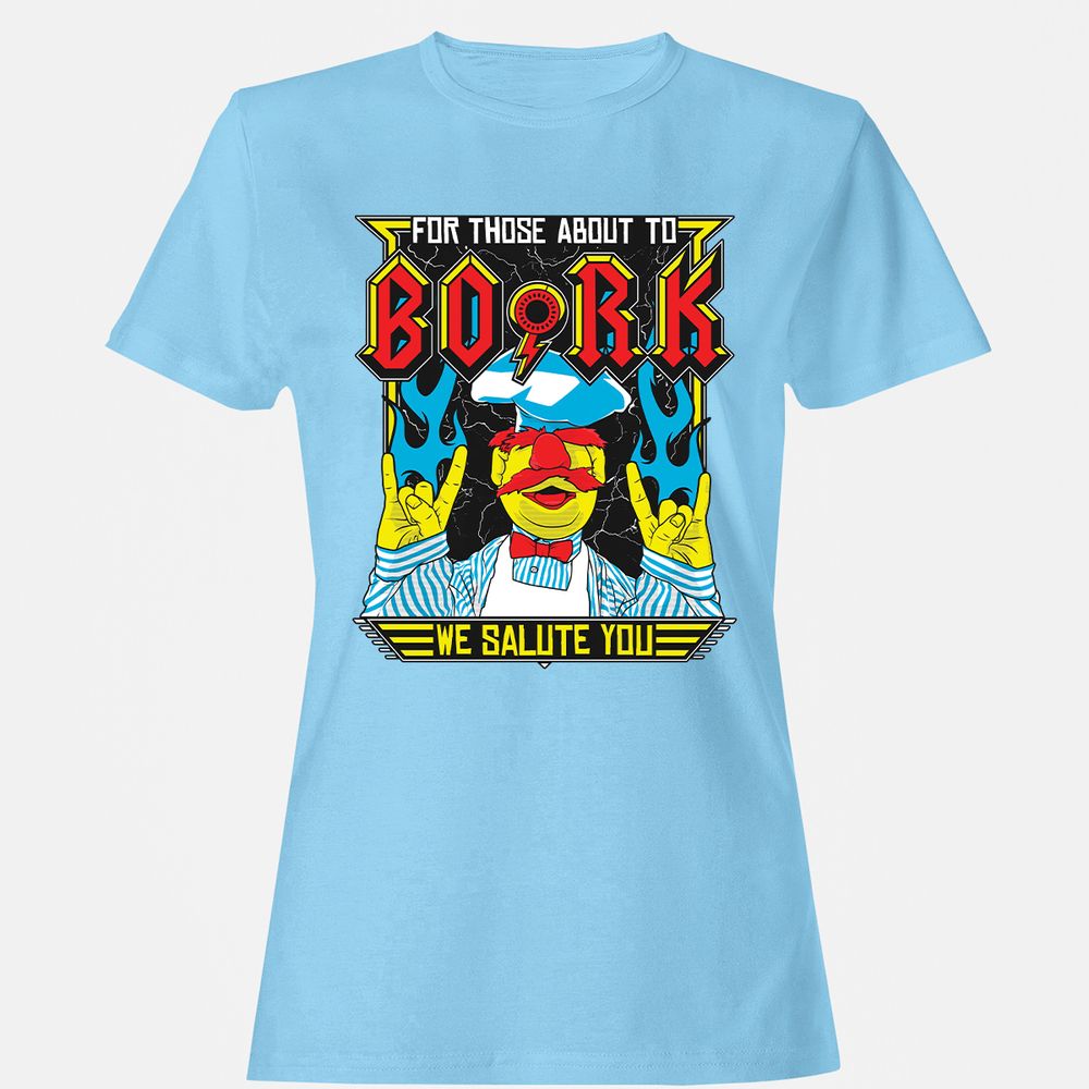 Women's T-Shirt - L7JKVWUH - Light Blue - 8