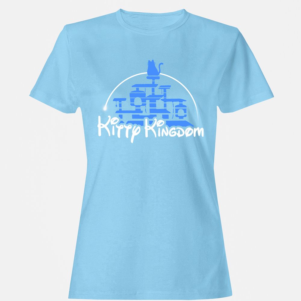 Women's T-Shirt - U6YJVP9E - Light Blue - 8