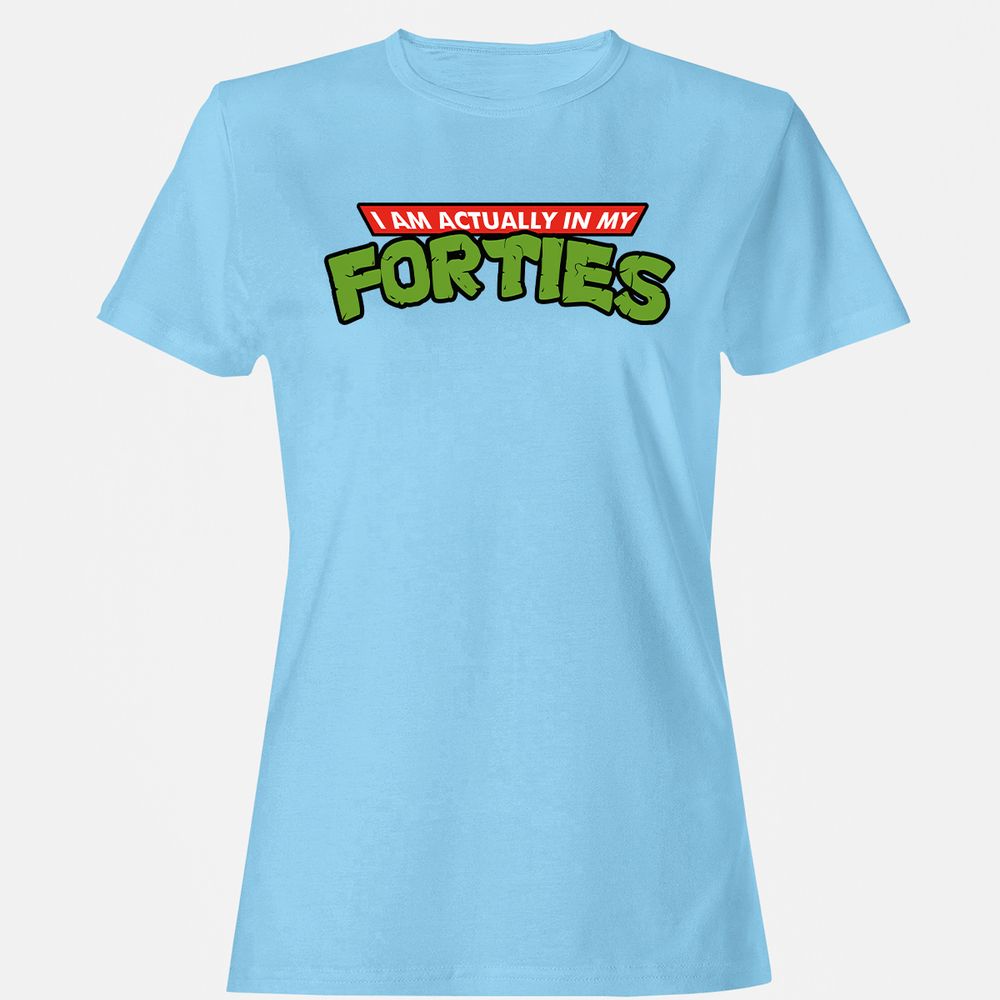 Women's T-Shirt - GQYPPJVT - Light Blue - 8