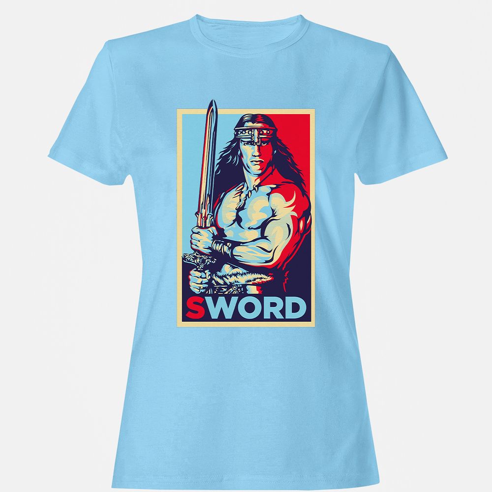 Women's T-Shirt - M2QTKENE - Light Blue - 8