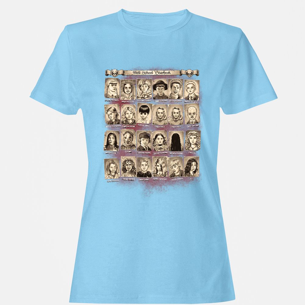 Women's T-Shirt - VQCC3P73 - Light Blue - 8