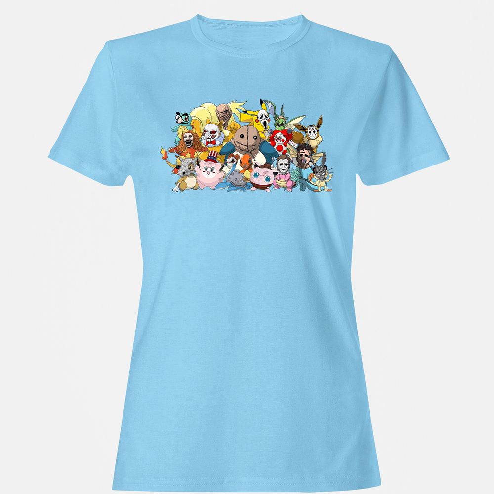 Women's T-Shirt - BE916ESK - Light Blue - 8