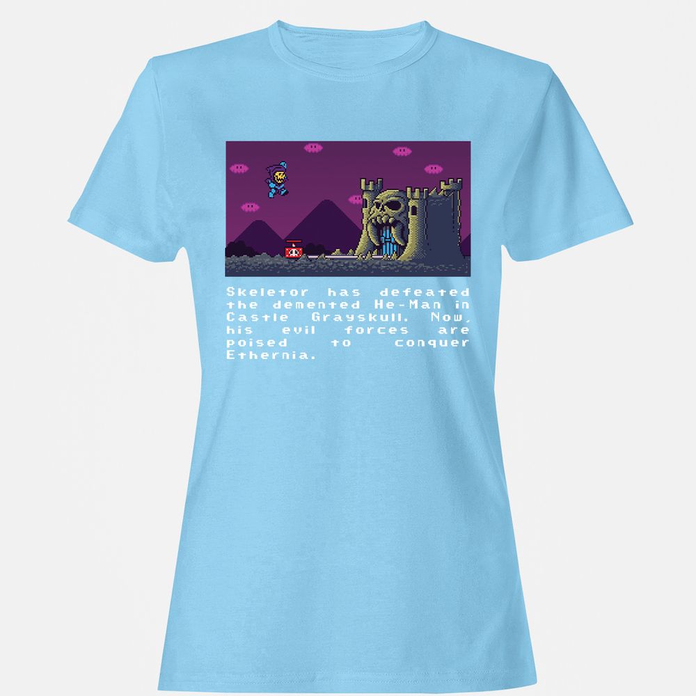 Women's T-Shirt - 9L6CFWVD - Light Blue - 8