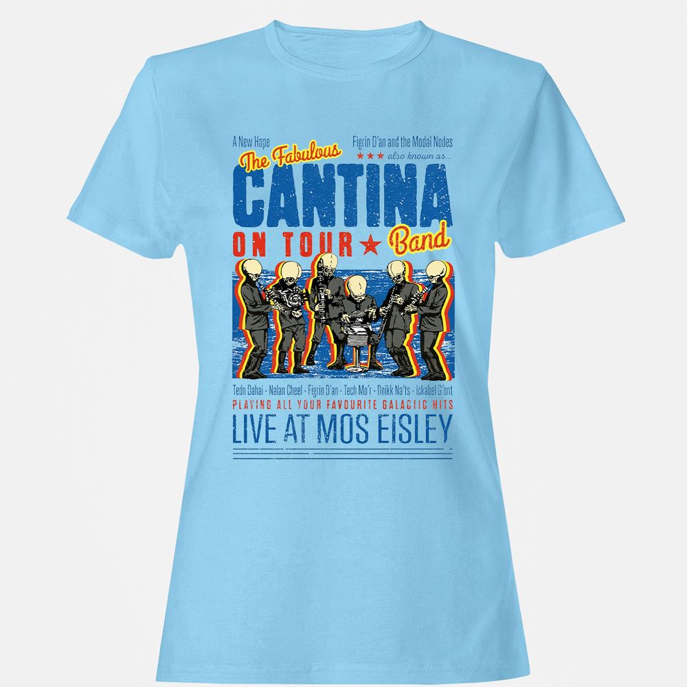 Women's T-Shirt - 8SS7Z8H8 - Light Blue - 8