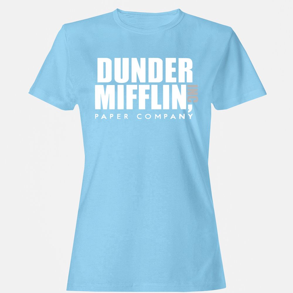 Women's T-Shirt - 7B3RD6SF - Light Blue - 8